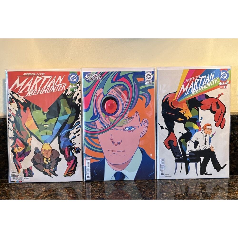 Absolute Martian Manhunter #1, 2, 3 Javier Rodríguez Cover (DC Comics) 1-3